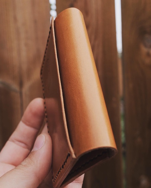 Golden Hour Peak-Fold Wallet