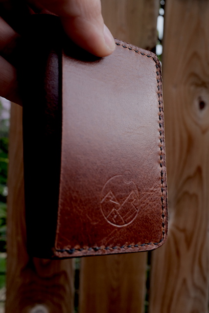 Dark Brown Peak-Fold Wallet - Image 3