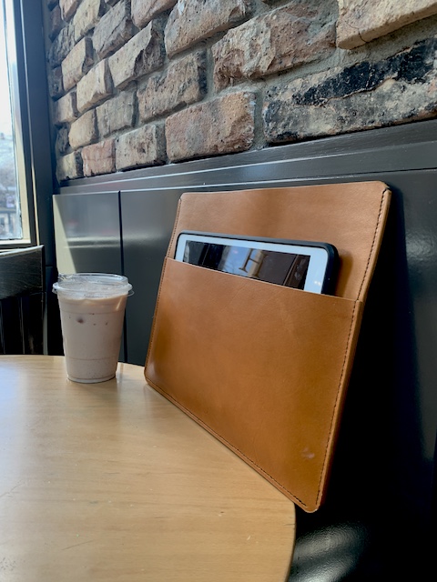 Minimalist Portfolio/Ipad Case - (Black, Brown, or Natural) - Image 4